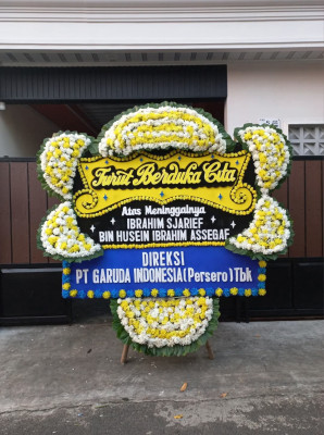Papan Bunga Duka di Padang Bolak Tenggara